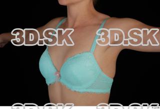 Breast blue bra of Glenda 0002